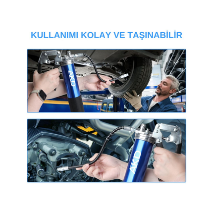 Gres Yağ Tabancası 8000 PSI Tek El Kullanım 400 cc (18 oz)